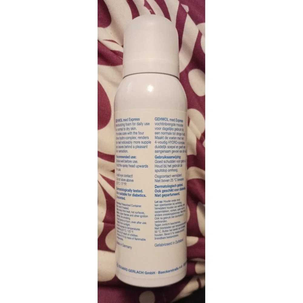 NEW Gehwol Med Express Foam‎ - Instant Moisture for Dry Skin